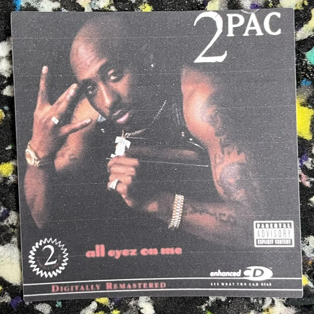 Rap Album Cover Stickers Lot Hip Hop Album Decals 2pac 50 cent Lil Wayne Sticker